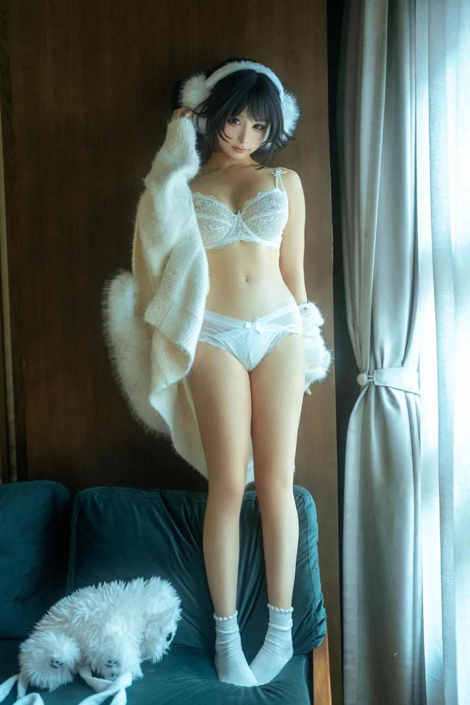 铁手叫兽 - &蠢沫沫 白毛衣 [18P,1V-1.16GB] tg@simisebaisi 【丝足阁】008.webp